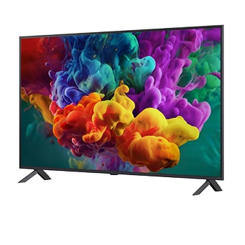 La Mini LED LG QNED evo AI QNED85 met en valeur la Mini LED avec Precision Dimming dans une scène de forêt divisée, avec des noirs plus profonds et un contraste plus raffiné que la LED conventionnelle, tandis que la lumière du soleil filtre à travers les arbres pour une clarté et une profondeur accrues.