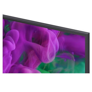 Le processeur alpha 8 AI 4K Gen3 de la LG QNED evo AI QNED85 Mini LED brille de lumière bleue sur une carte de circuit imprimé, mettant en valeur les performances de traitement de l’IA avec un traitement neuronal NPU 5,0× plus rapide, des graphiques GPU 10 % plus puissants et un débit de mémoire amélioré de 20 %.
