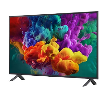La Mini LED LG QNED evo AI QNED85 avec Dynamic QNED Color Pro remplit l’écran de jaillissements éclatants et fluides de mouvements multicolores, semblables à de la peinture, présentant une brillance des couleurs améliorée certifiée pour un volume de couleurs de 100 %.