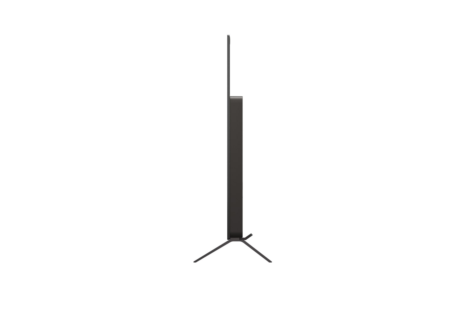 Zijaanzicht van LG OLED AI B5 4K Smart TV.