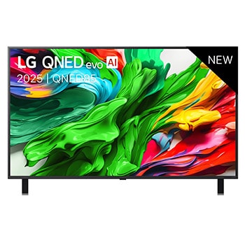 Vue avant de Smart TV LG QNED evo AI QNED85 MiniLED 4K 2025 55 pouces 55QNED85A6C