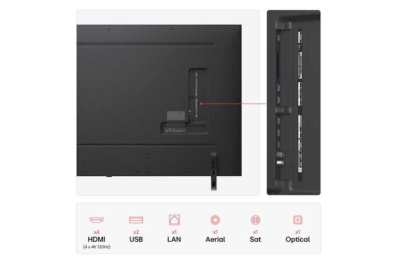 LG Smart TV LG QNED evo AI QNED85 MiniLED 4K 2025 75 pouces, 75QNED85A6C