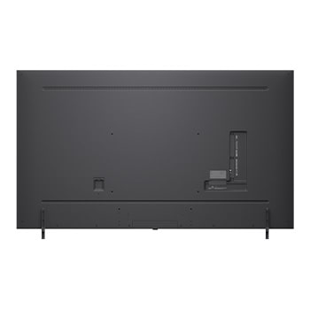 Le processeur alpha 8 AI 4K Gen3 de LG QNED evo AI QNED85 Mini LED brille de lumière bleue sur une carte de circuit imprimé, mettant en évidence les performances de traitement de l’IA avec un NPU jusqu’à 5 fois plus rapide, un processeur 10 % plus rapide et une capacité de mémoire 20 % plus importante.