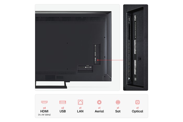 LG Smart TV LG QNED evo AI QNED86 MiniLED 4K 2025 55 pouces, 55QNED86A6A