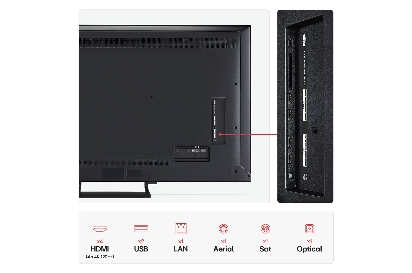 LG Smart TV LG QNED evo AI QNED86 MiniLED 4K 2025 55 pouces, 55QNED86A6A
