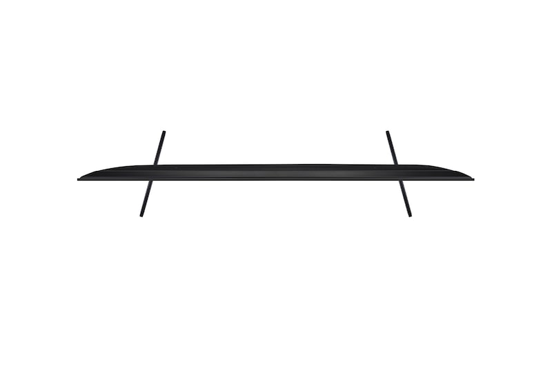 LG TV-scherm met een AI Magic Remote op de voorgrond. De AI-knop is gemarkeerd en een tekstballon toont tekst, stel een film voor die ik leuk vind. Op het scherm zien we het gebruikerspictogram E, dat aangeeft hoe AI Voice ID in staat was om te identificeren welke gebruiker het was en gepersonaliseerde aanbevelingen te geven op basis van alleen hun stem.