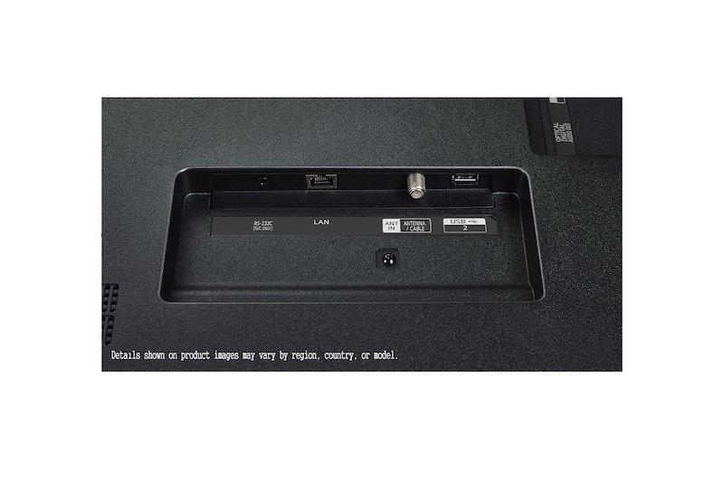 LG AI Magic Remote met de AI-knop gemarkeerd. Daaromheen staan de verschillende functionaliteiten die een gebruiker met de knop kan openen. AI Voice ID, AI Search, AI Chatbot, AI Concierge, AI Picture Wizard, AI Sound Wizard. De tekst legt uit dat de LG AI Magic Remote je AI Experience compleet maakt met een speciale AI-knop en kan worden gebruikt als muis. Gewoon aanwijzen en klikken.