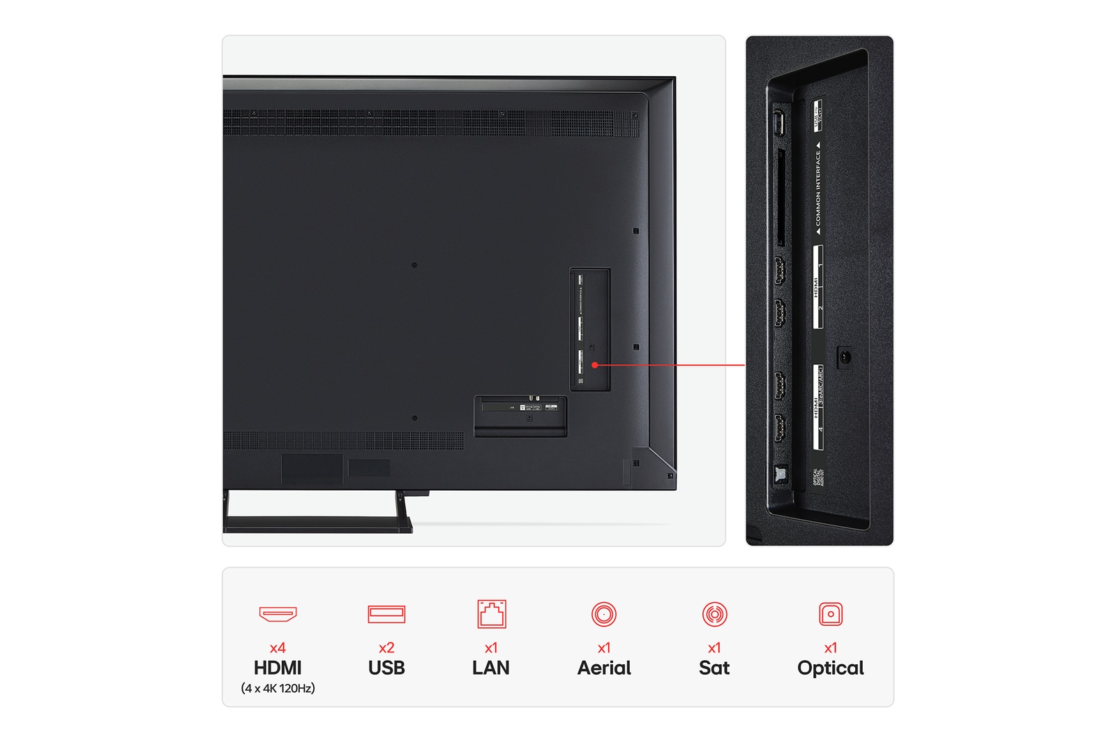 LG Smart TV LG QNED evo AI QNED93 MiniLED 4K 2025 55 pouces, 55QNED93A6A