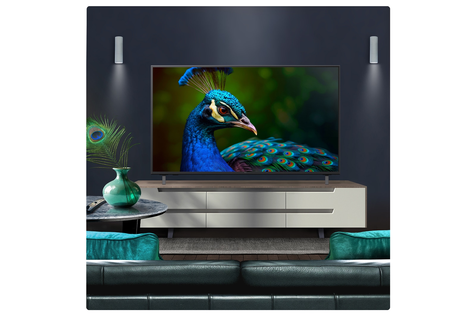 LG Smart TV LG UHD AI UA75 4K 2025 55 pouces, 55UA75006LA
