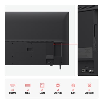 LG Smart TV LG UHD AI UA75 4K 2025 65 pouces, 65UA75006LA