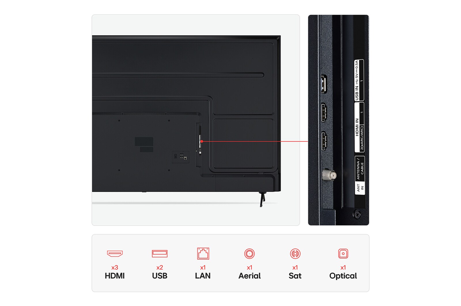 LG Smart TV LG UHD AI UA75 4K 2025 75 pouces, 75UA75006LA
