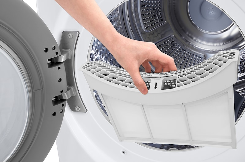 LG 18kg Sèche-linge RH18U8AVCW Blanc | DUAL Inverter Heat Pump™ | AI DD™ | Condenseur autonettoyant, RH18U8AVCW