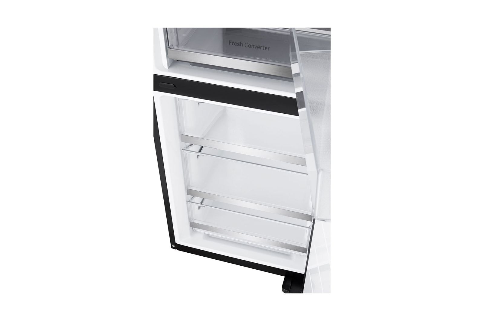 LG 349L Réfrigérateur combiné GBG5160CEV Noir | InstaView™ | DoorCooling+™ | Linear Cooling™ , GBG5160CEV