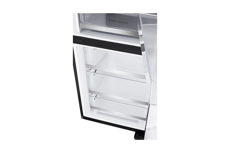 LG 349L Réfrigérateur combiné GBG5160CEV Noir | InstaView™ | DoorCooling+™ | Linear Cooling™ , GBG5160CEV