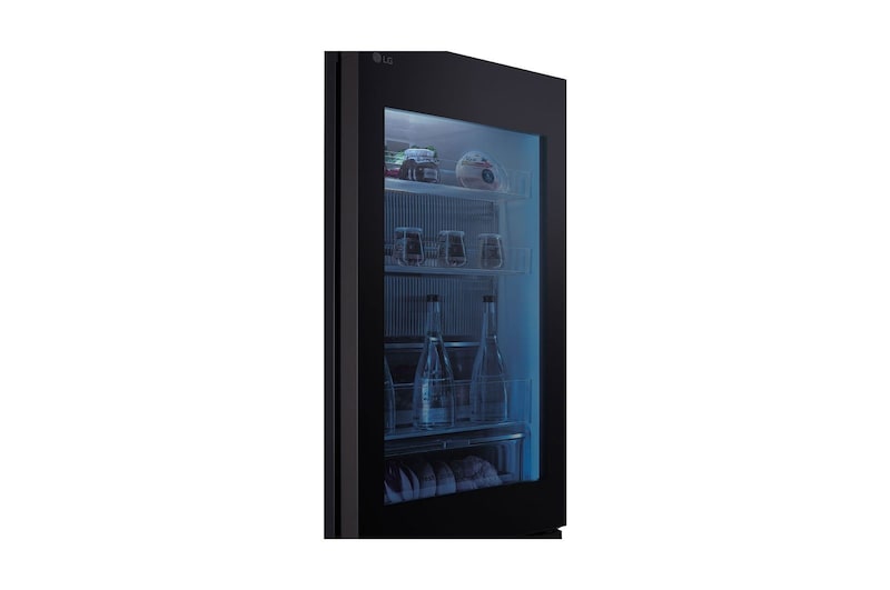 LG 349L Réfrigérateur combiné GBG5160CEV Noir | InstaView™ | DoorCooling+™ | Linear Cooling™ , GBG5160CEV