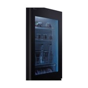 LG 349L Réfrigérateur combiné GBG5160CEV Noir | InstaView™ | DoorCooling+™ | Linear Cooling™ , GBG5160CEV