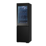 LG 349L Réfrigérateur combiné GBG5160CEV Noir | InstaView™ | DoorCooling+™ | Linear Cooling™ , GBG5160CEV