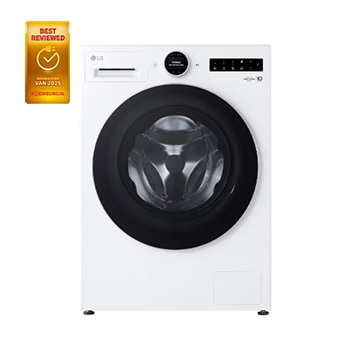 Vue avant de 9kg Lave-linge F4WX809Y Blanc | AI DD™ | Steam™ | TurboWash™  F4WX809Y