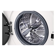 LG 8/5kg Lave-linge séchant Blanc | 6 motion DD™ | Steam™ | ThinQ™, W4X1085NWB