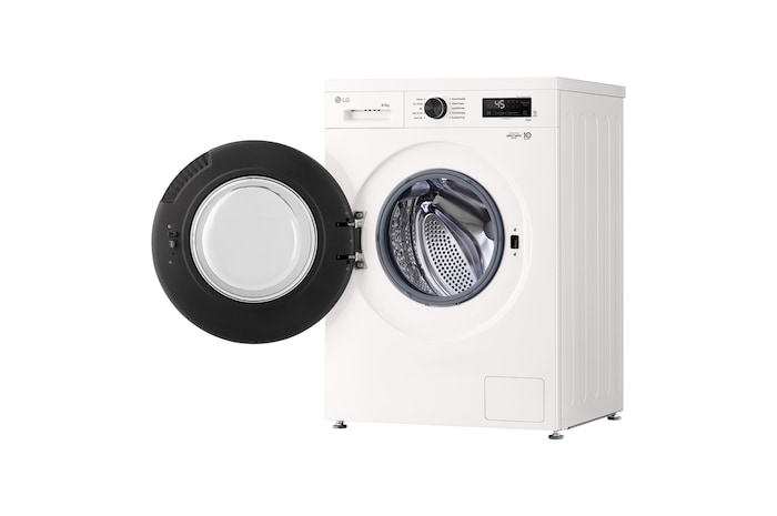LG 8/5kg Lave-linge séchant Blanc | 6 motion DD™ | Steam™ | ThinQ™, W4X1085NWB