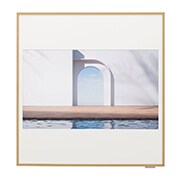 Vue avant de 2.5kW, ARTCOOL Gallery Premium, Dual Inverter HeatPump, Personaliseerbare airconditioner met LCD frame, luchtfiltratie en verwarming A09GA2