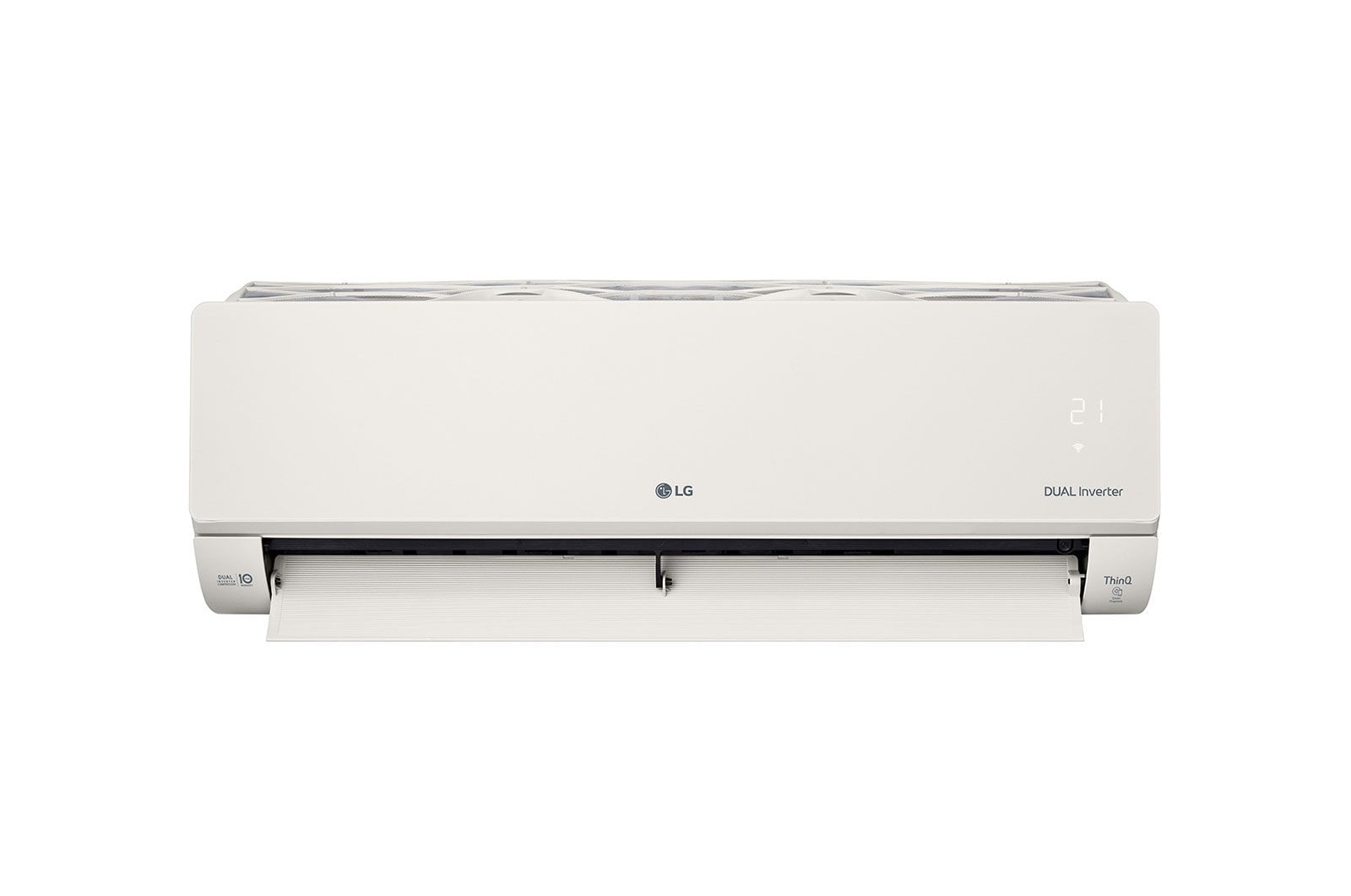 LG 2.5kW, ARTCOOL Airconditioning - Beige. Dual Inverter HeatPump met stijlvol beige design, DUAL Inverter en Uvnano™, AB09BK
