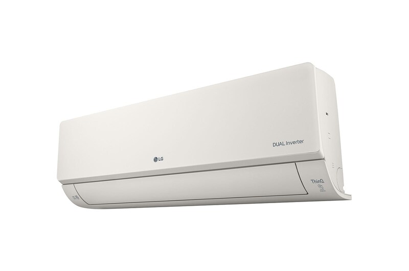 LG 2.5kW, ARTCOOL Airconditioning - Beige. Dual Inverter HeatPump met stijlvol beige design, DUAL Inverter en Uvnano™, AB09BK
