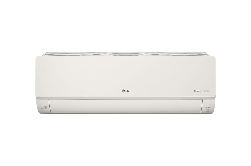 Vue avant de 3.5kW, ARTCOOL Airconditioning - Beige. Dual Inverter HeatPump met stijlvol beige design, DUAL Inverter en Uvnano™ AB12BK