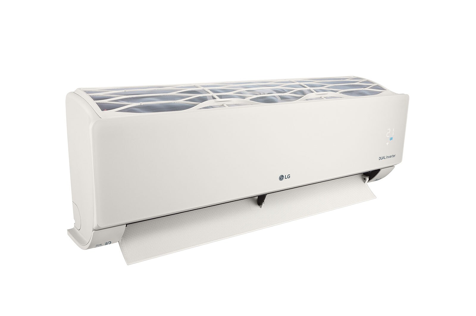 LG 3.5kW, ARTCOOL Airconditioning - Beige. Dual Inverter HeatPump met stijlvol beige design, DUAL Inverter en Uvnano™, AB12BK