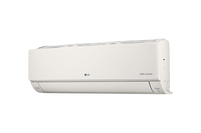 LG 3.5kW, ARTCOOL Airconditioning - Beige. Dual Inverter HeatPump met stijlvol beige design, DUAL Inverter en Uvnano™, AB12BK