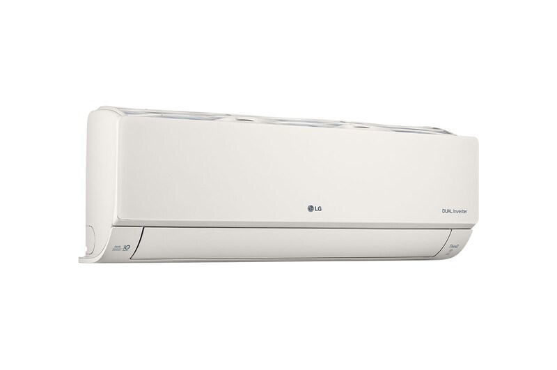 LG 3.5kW, ARTCOOL Airconditioning - Beige. Dual Inverter HeatPump met stijlvol beige design, DUAL Inverter en Uvnano™, AB12BK