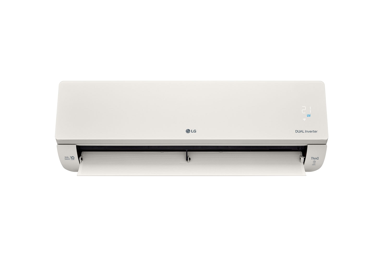 LG 3.5kW, ARTCOOL Airconditioning - Beige. Dual Inverter HeatPump met stijlvol beige design, DUAL Inverter en Uvnano™, AB12BK