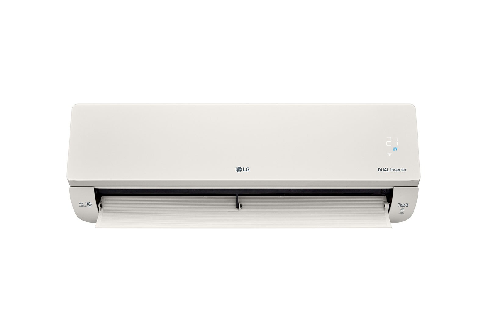 LG 5.0kW, ARTCOOL Airconditioning - Beige. Dual Inverter HeatPump met stijlvol beige design, DUAL Inverter en Uvnano™, AB18BK