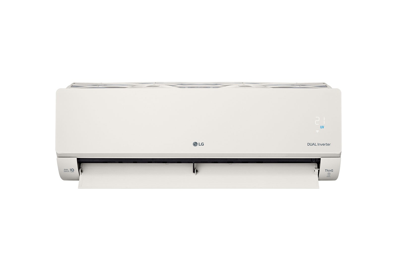 LG 6.6kW, ARTCOOL Airconditioning - Beige. Dual Inverter HeatPump met stijlvol beige design, DUAL Inverter en Uvnano™, AB24BK