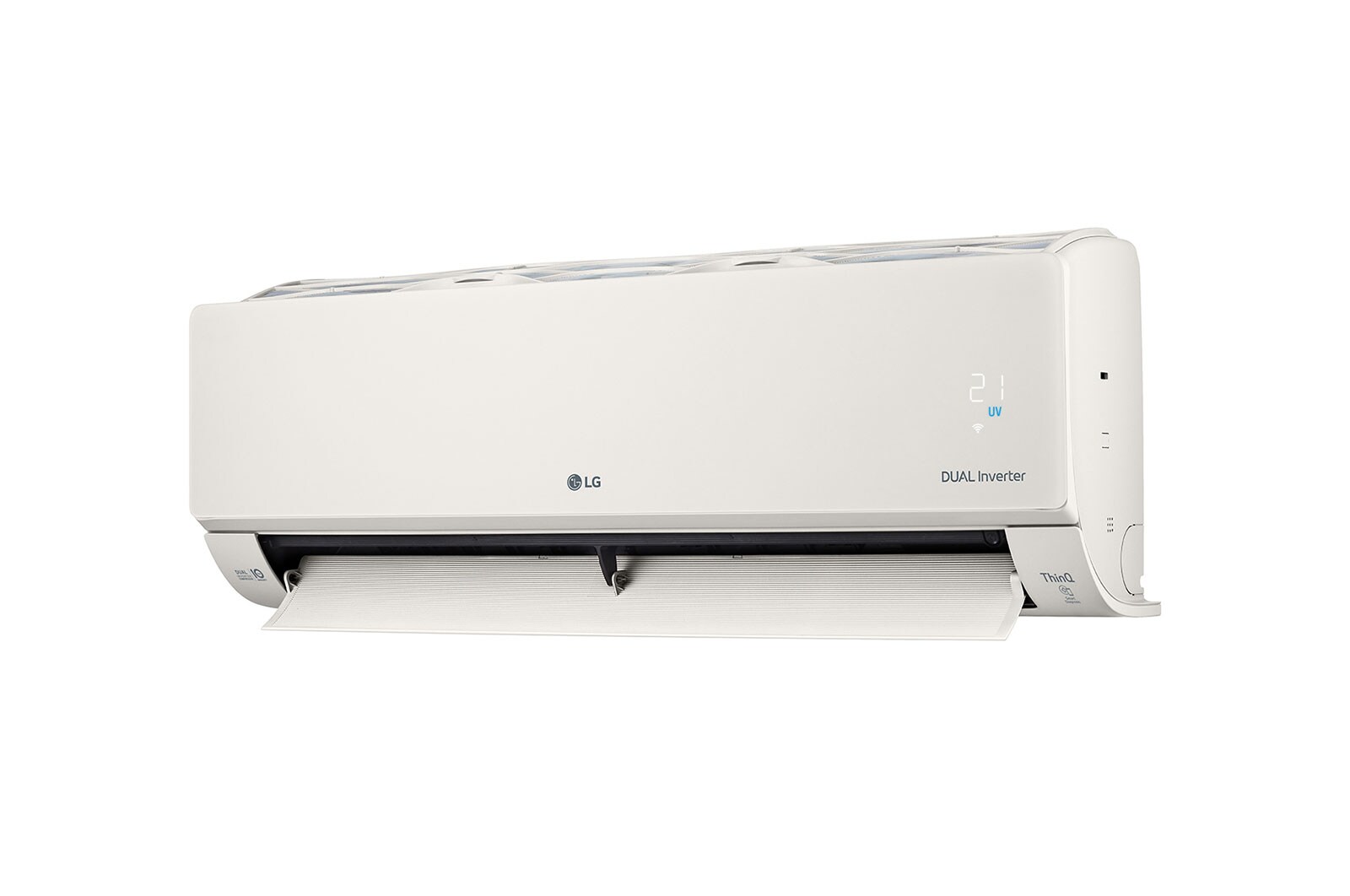 LG 6.6kW, ARTCOOL Airconditioning - Beige. Dual Inverter HeatPump met stijlvol beige design, DUAL Inverter en Uvnano™, AB24BK