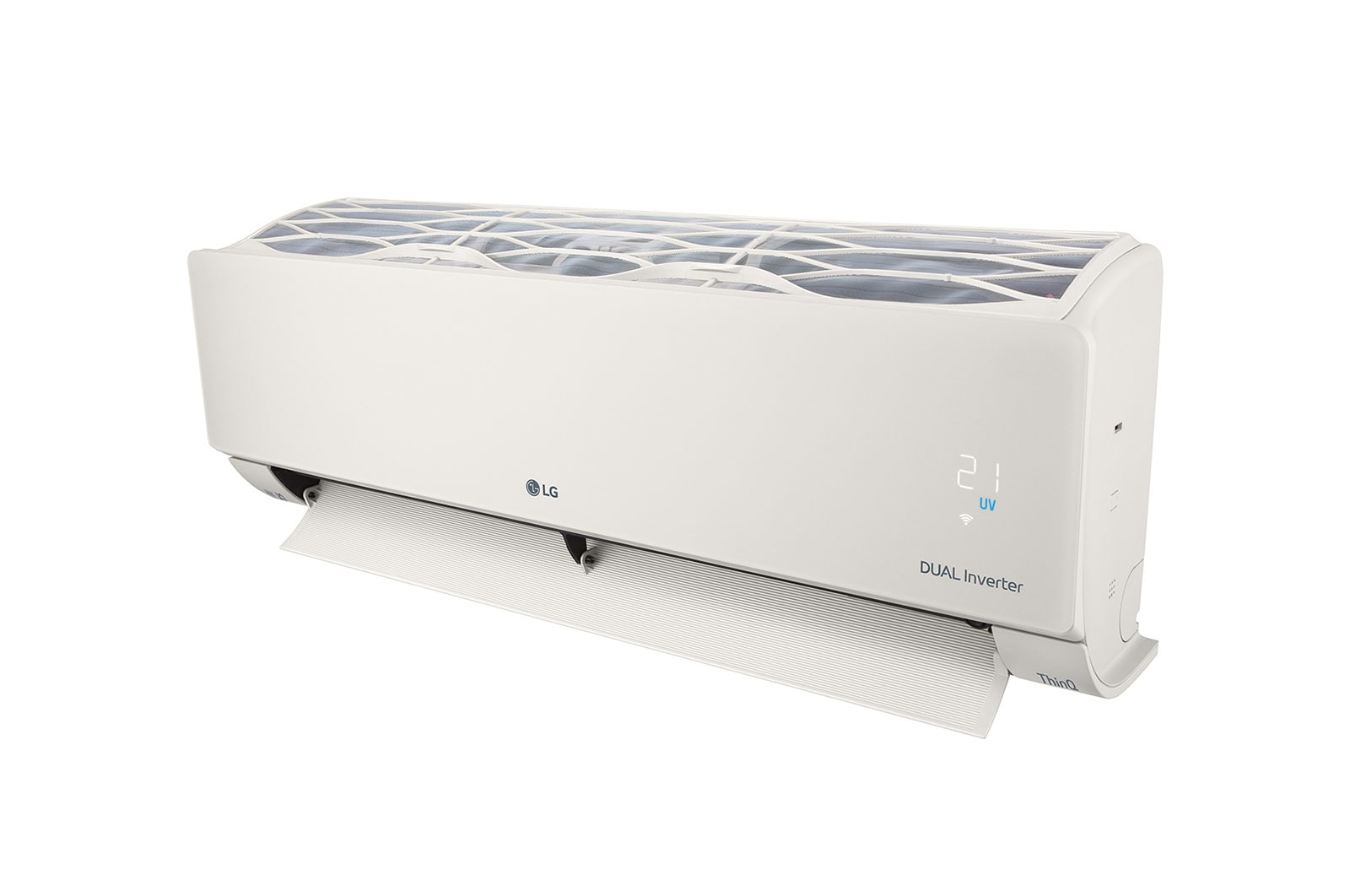 LG 6.6kW, ARTCOOL Airconditioning - Beige. Dual Inverter HeatPump met stijlvol beige design, DUAL Inverter en Uvnano™, AB24BK