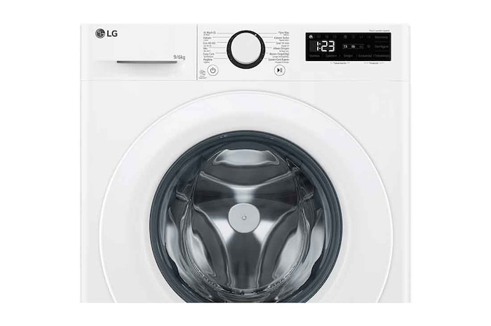 LG Lave-linge séchant F4DR3096N3W | 9kg lavage / 6kg séchage | Moteur AI DD, F4DR3096N3W