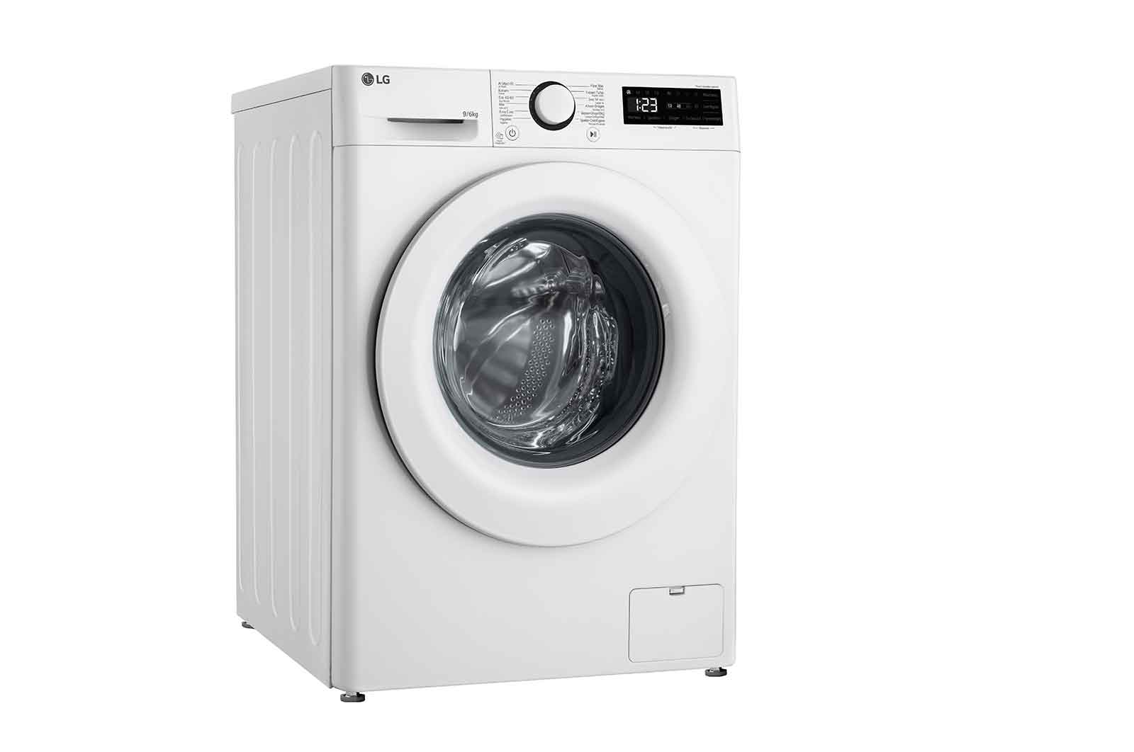 LG Lave-linge séchant F4DR3096N3W | 9kg lavage / 6kg séchage | Moteur AI DD, F4DR3096N3W