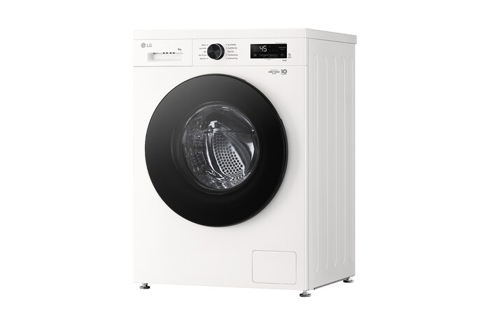LG Lave-linge 9kg blanc | Inverter Direct Drive™ | Spa Steam™ | A, F4X1009NWB