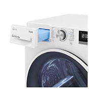 LG Sèche-linge pompe à chaleur 9 kg Blanc | Condenseur autonettoyant | Eco Hybrid™ | Allergy Care | LG BE, RH90V5AV6N