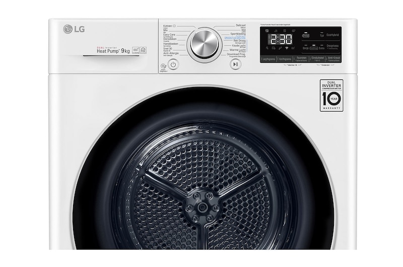 LG Sèche-Linge RH90V9AV3N| Capacité 9kg| DUAL Inverter Heatpump, RH90V9AV3N