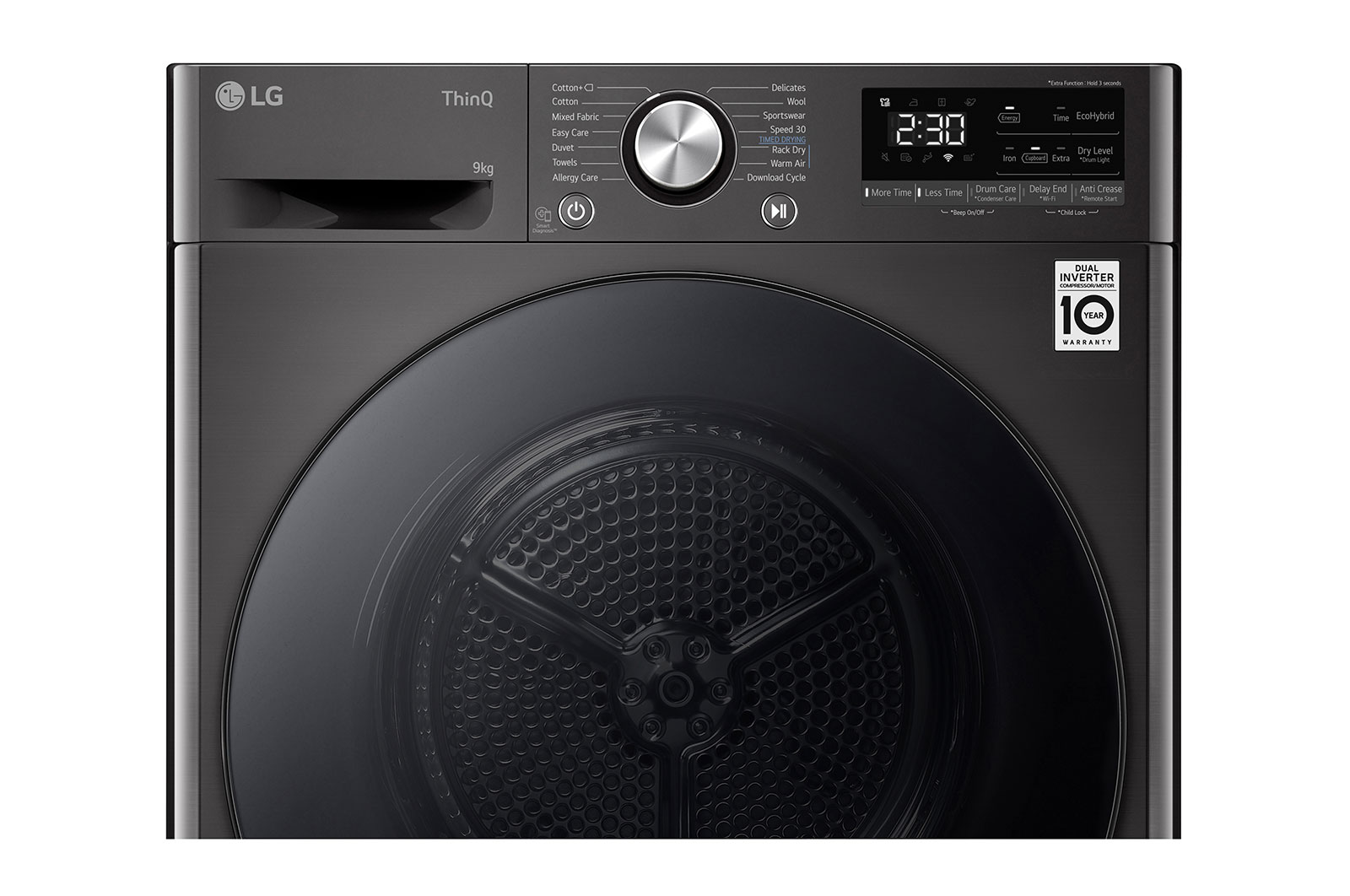 LG Sèche-Linge RH90V9ZVEN | Capacité 9 kg | A+++, RH90V9ZVEN