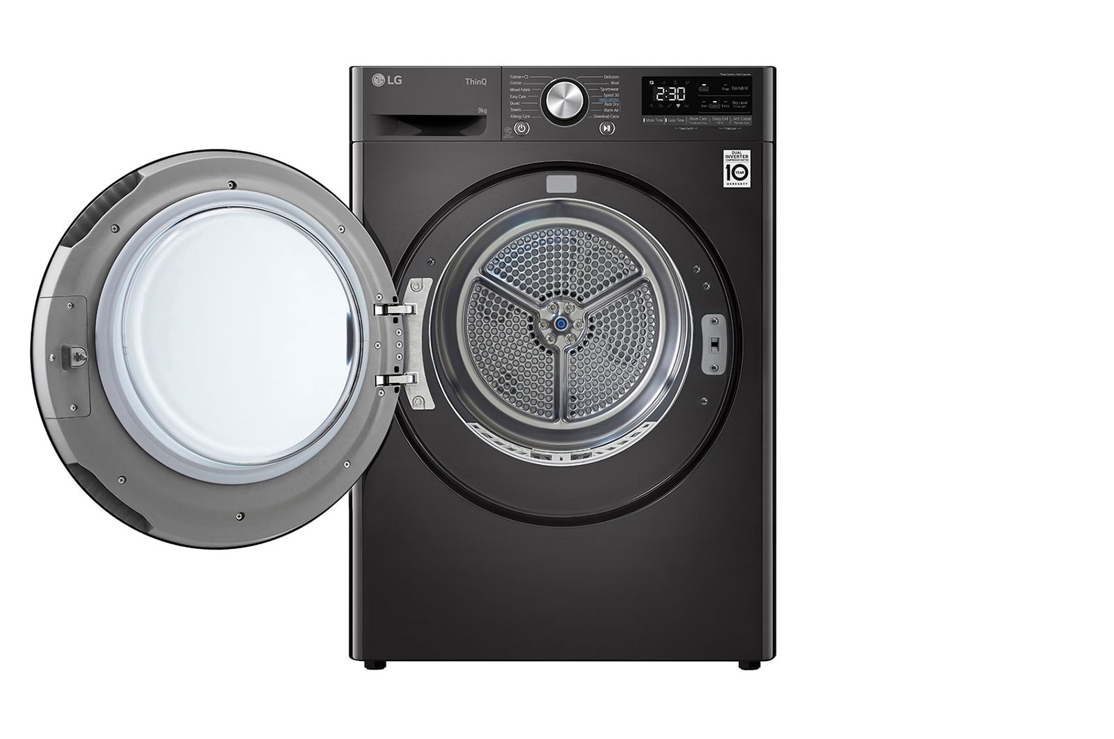 LG Sèche-Linge RH90V9ZVEN | Capacité 9 kg | A+++, RH90V9ZVEN