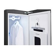 LG Styler | Capacité 3 cintres + 1 presse-pantalon | Rafraîchissez et froissez facilement vos vêtements avec de la vapeur, S3MFC