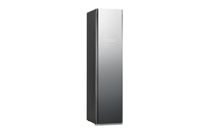 LG Styler | Capacité 3 cintres + 1 presse-pantalon | Rafraîchissez et froissez facilement vos vêtements avec de la vapeur, S3MFC