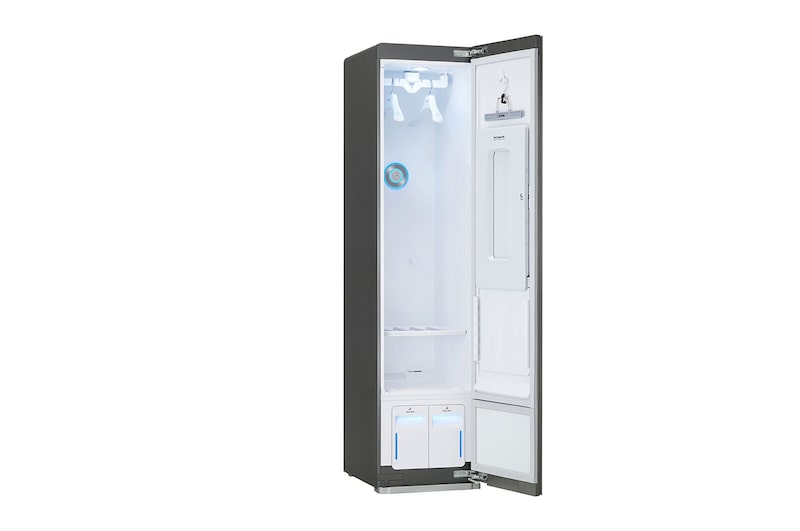 LG Styler | Capacité 3 cintres + 1 presse-pantalon | Rafraîchissez et froissez facilement vos vêtements avec de la vapeur, S3MFC