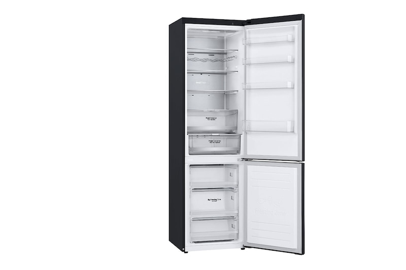 LG 384L Réfrigérateur combiné Noir | Door Cooling+ | Total No Frost | Compresseur linéaire Inverter , GBB92MCABP