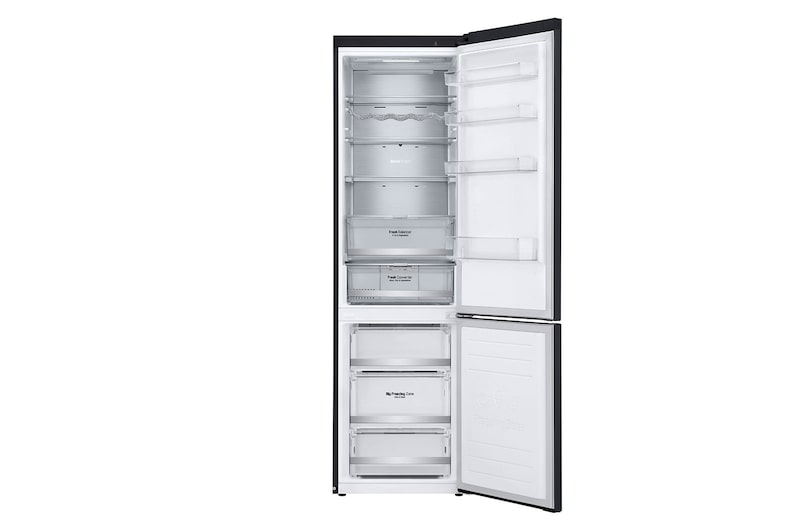 LG 384L Réfrigérateur combiné Noir | Door Cooling+ | Total No Frost | Compresseur linéaire Inverter , GBB92MCABP