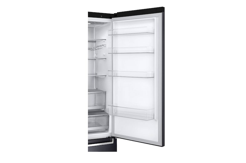 LG 384L Réfrigérateur combiné Noir | Door Cooling+ | Total No Frost | Compresseur linéaire Inverter , GBB92MCABP