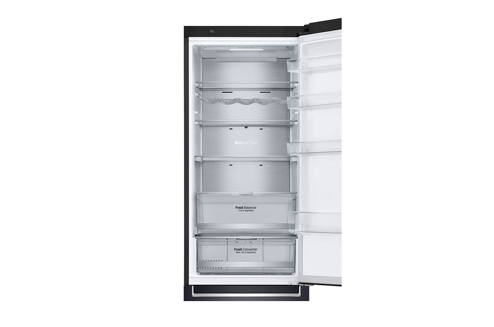 LG Door Cooling<sup>+</sup> | 384L capacité | Total no Frost  |  Compresseur linéaire Inverter | Grande capacité | 36dB – réfrigérateur le plus silencieux, GBB92MCAXP